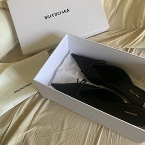 SOLD: Balenciaga knife kitten heels